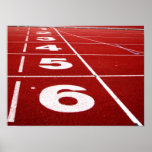 Running track poster