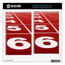 Running track Seagate FreeAgent Go skin