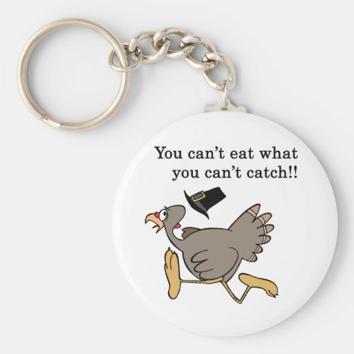 Running Turkey Keychain