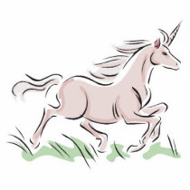 running wild pink unicorn photo sculptures