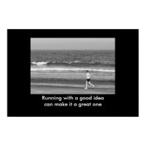 Running With A Good Idea motivational print