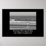 Running With A Good Idea motivational print
