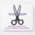 Running with Scissors mousepad w/food chain