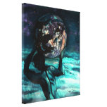 Running with the World Canvas Print