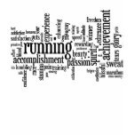 Running Word Cloud Womens Shirt