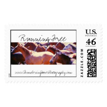RunningHorses, Running Free, www.ThunderingHoov... postage