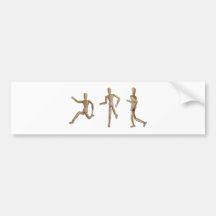 RunningJoggingWalking121211 Bumper Stickers