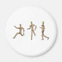 RunningJoggingWalking121211 Fridge Magnet