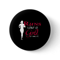 Runs Like a Girl buttons