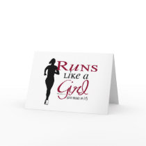 Runs Like a Girl cards