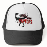 RUNS with RAPTORS Trucker Hat