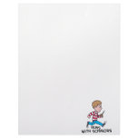 runs with scissors boy customized letterhead