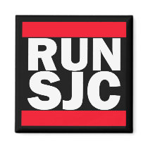 runSJCblk Magnet by mycripley runSJCblk Magnet