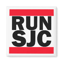 runSJCwht Magnet by mycripley runSJCwht Magnet