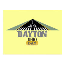 Runway 24 - Dayton Ohio DAY Post Cards