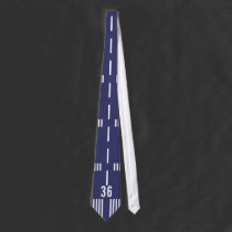 Runway Tie White Text
