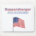 Ruppersberger for Congress Patriotic American Flag Mousepads