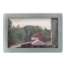 Rural America Rectangular Belt Buckles