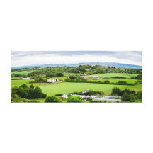 Rural British Scenery Stretched Canvas Print