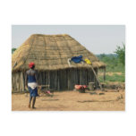 Rural family compound, Kunene, Angola Post Card
