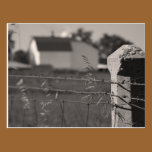 Rural Fence Post postcards