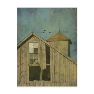 Rural Iowa Barn 5 postcard