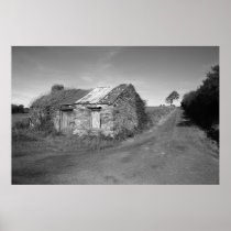 Rural Ireland cottage Print