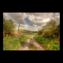 Rural Irish road posters