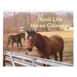 Rural Life Horse Calendar