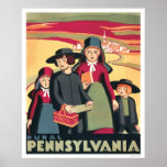 Rural Pennsylvania Amish 1939 WPA Print