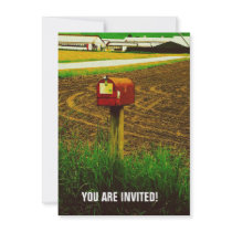 Rural Route Mailbox Personalized Invite