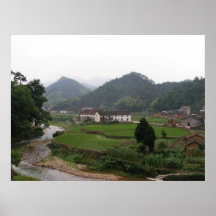 Rural Zhejiang, China Poster