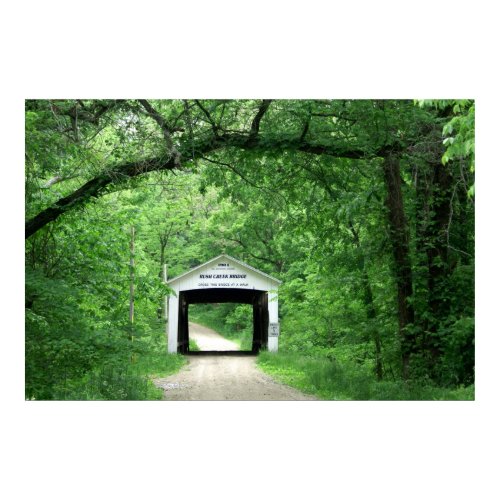 Rush Creek Covered Bridge print