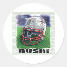 Rush! Helmet Sticker