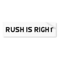 Rush Is Right Anti Obama Bumper Sticker bumper stickers by hqbumperstickers Rush Is Right Anti Obama Bumper Sticker bumper stickers