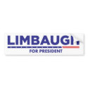 Rush Limbaugh for President Bumper Sticker bumper stickers by GOP2012 Rush Limbaugh for President Bumper Sticker bumper stickers