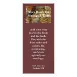 Rushing Rapids with autumn leaves Personalized Rack Card