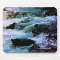 Rushing Waters - Mousepad by terraphotography Rushing Waters - Mousepad