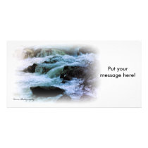 Rushing Waters - Photo card photo cards by terraphotography Rushing Waters - Photo card photo cards
