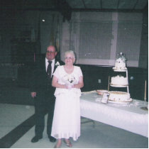 Russ & Marie's 50th Anniversary photo sculptures