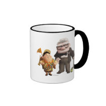 Russell and Carl from Disney Pixar UP! mugs