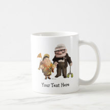 Russell and Carl from Disney Pixar UP! Coffee Mugs