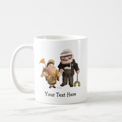 Russell and Carl from Disney Pixar UP! mugs
