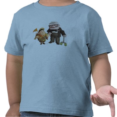 Russell and Carl from Disney Pixar UP! t-shirts