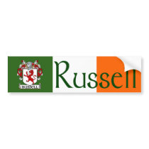 Russell Coat of Arms Bumper Sticker bumper stickers by irishcountry Russell Coat of Arms Bumper Sticker bumper stickers