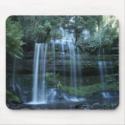 Russell Falls - Tasmania, Australia Mouse pad by storynature