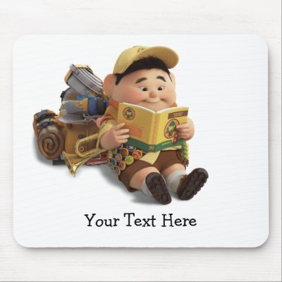 Russell from the Disney Pixar UP Movie mousepads
