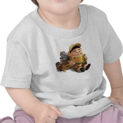 Russell from the Disney Pixar UP Movie t-shirts
