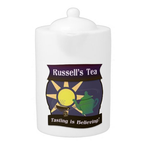 Russell's Tea Teapot Zazzle