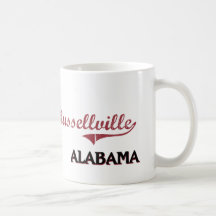 Russellville Alabama City Classic Mugs